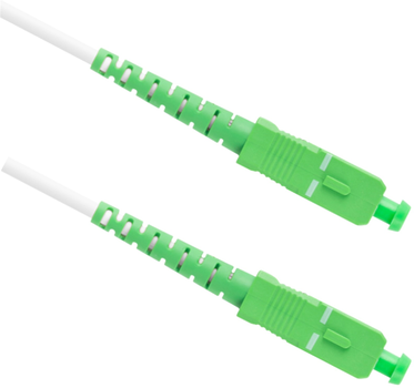 Patchcord optyczny Lanberg SM SC/APC - SC/APC Simplex G657a2 3 mm 20 m White (FO-SASA-SS21-0200-WH)