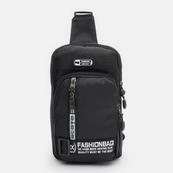 Сумка слинг мужская Laras C10HSSAD154bl Черная (ROZ6501007243)