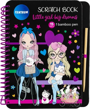 Скретч-книга Centrum 80259 Little girl big dreams 21х17 см 15 листов (4030969802595)