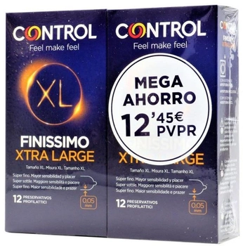 Презервативи Control Finissimo XL 2 x 12 шт (8411134138408)