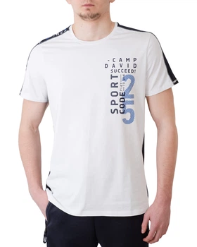 Футболка чоловіча CAMP DAVID (CS2112-3529-33/22-2) Білий M