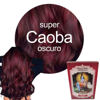 Henna do włosów Radhe Shyam Caoba Super Dark 100 g (8423645311089)