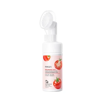 Пенка для умывания со щеточкой с томатами и гиалуроновой кислотой Images Tomato Hyaluronic Acid 120 g