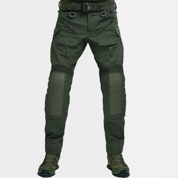 Тактические штаны UATAC Gen 5.4 Olive (Олива) с наколенниками L