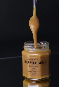 Карамель солона Honeycake мʼяка ванільна з сіллю