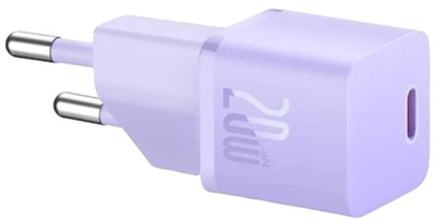 Зарядний пристрій для телефону Baseus 20W USB Type-C Purple (CCGN050105)
