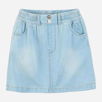Дитяча джинсова спідниця для дівчинки Cool Club CJG2413673 116 см Блакитна (5903977322784)
