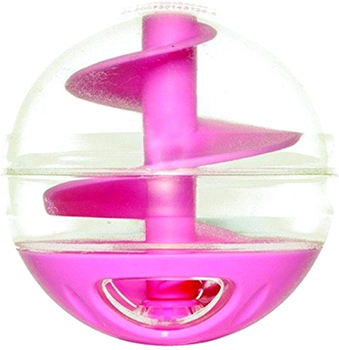 Іграшка-м'яч для ласощів для котів Catit Cat Treat Ball 8 см Pink (0022517512814)
