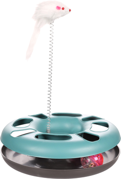 Zabawka interaktywna dla kotów Flamingo Activity Laetitia 24 x 24 x 32 cm Blue (5400585171082)