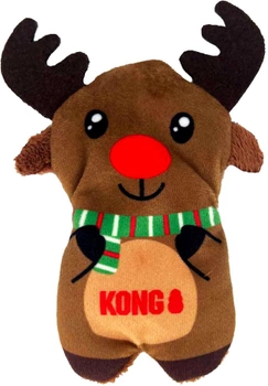 Zabawka interaktywna dla kotów Kong Holiday Refillables Reindeer 10 cm Brown (0035585526270)