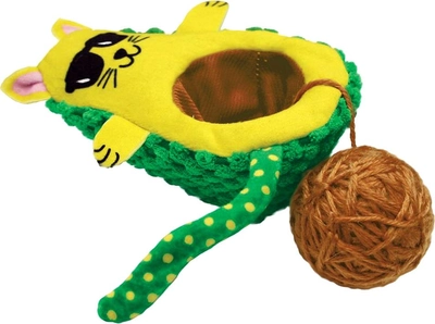 Zabawka dla kotów Kong Wrangler Avocato 11 cm Multicolour (0035585459301)