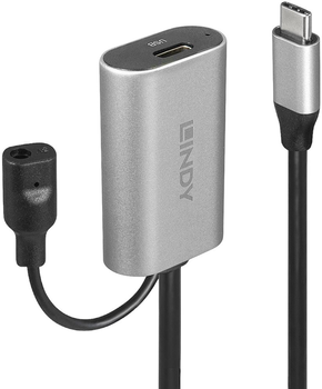 Kabel Lindy USB Type-C (wtyczka) - USB Type-C (gniazdo) 5 m (4002888432719)