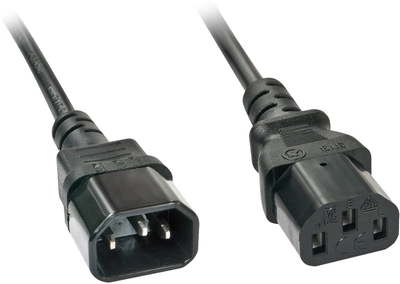 Kabel Lindy Power IEC-C14 - IEC-C13 5 m Black (4002888303330)