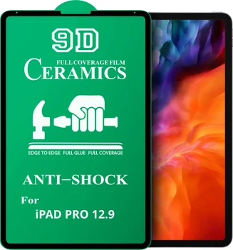 Защитная пленка Ceramics iPad Pro 12.9 (керамическая 9D) (35017)