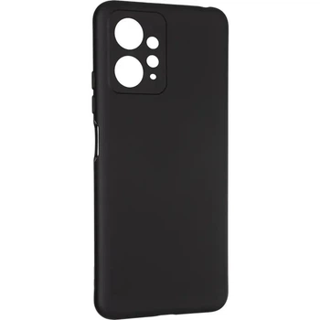 Силіконовий чохол з мікрофіброю для Xiaomi Redmi Note 12 4G (Чорний)