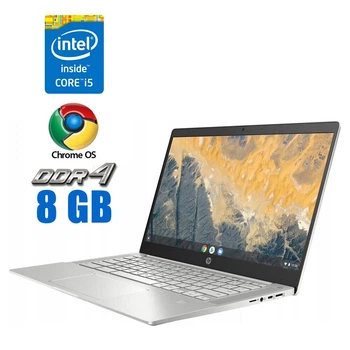 Ультрабук HP Pro c640 Chromebook / 14" (1920x1080) IPS Touch / Intel Core i5-10310U (4 (8) ядра по 1.7 - 4.4 GHz) / 8 GB DDR4 / 64 GB eMMC / Intel UHD Graphics / WebCam / ChromeOS б/у