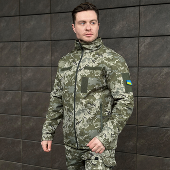Куртка Pobedov Shadow Военная с липучками Пиксель XL OWku2 778XLpx