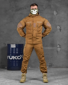 Тактичний чоловічий костюм Гірка ріп-стоп весна/літо 6XL койот (85847)