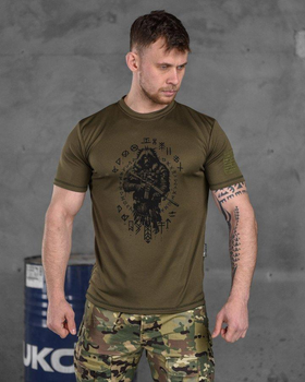 Тактична чоловіча потовідвідна футболка Oblivion Берсерк M олива (85784)