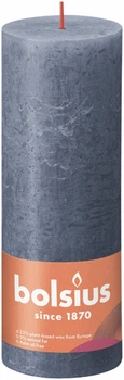 Свеча Рустик Bolsius SHINE столбик 19х6.8см вечерняя-синяя (BOL-850363)