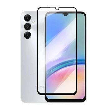 Защитное стекло LUX для Samsung Galaxy A05s (A057) полная проклейка черный