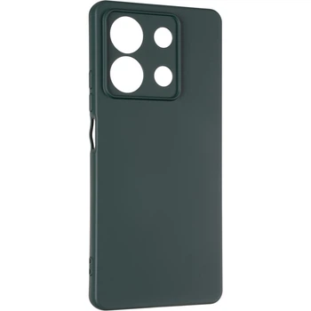 Чехол Fiji Full Soft Premium для Xiaomi Redmi Note 13 5G противоударный бампер с микрофиброй Dark Green