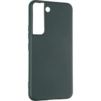 Чехол Fiji Full Soft Premium для Samsung Galaxy S22 (S901) противоударный бампер с микрофиброй Dark Green