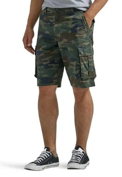 Шорты Lee West Cargo Short Relaxed Fit New Moss Camo (112336486) W32