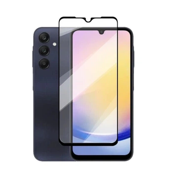 Защитное стекло LUX для Samsung Galaxy A25 / A25 5G (A256) полная проклейка черный