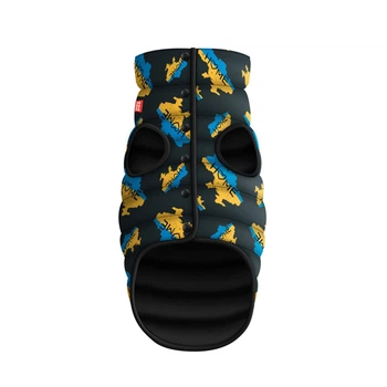 Курточка для собак WAUDOG Clothes рисунок "Дом", S35, В 47-50 см, С 30-33 см