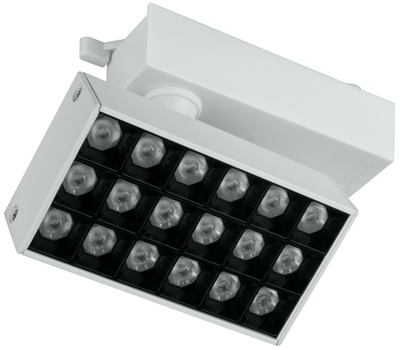 Reflektor LED DPM X-Line szynowy obrotowy 10 W 900 lm biały (STR2-10W-W)