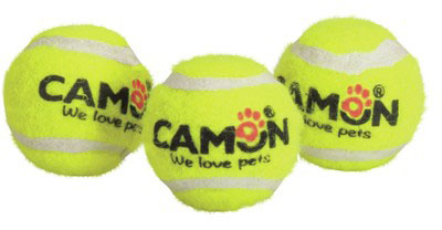 Zabawka dla psów Camon Piłka tenisowa z dźwiękiem 6.2 cm (8019808199788)
