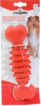 Zabawki do gryzienia dla psów Camon Dental kość gumowa z kolcami 20 cm (8019808063522)