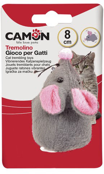 Іграшка для котів Camon Cat Toy Тремтлива миша 8 см (8019808132822)
