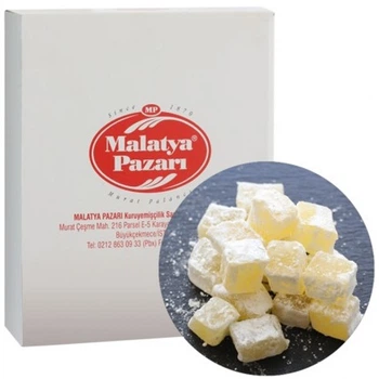 Турецький рахат-лукум Malatya Pazari звичайний 3 кг (8690985904848)