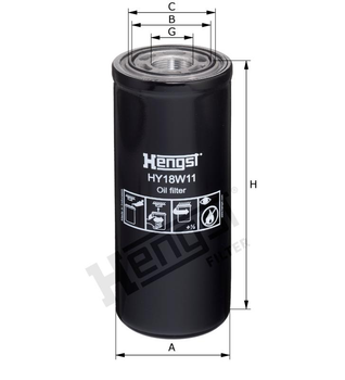 Фильтр масла HENGST FILTER HY18W11 Hengst (HY18W11)