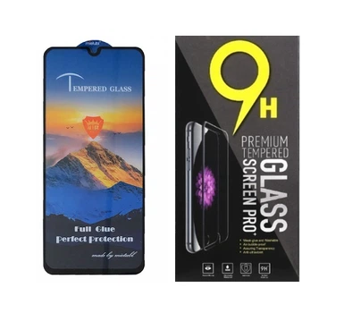 Защитное стекло Mietubl для Xiaomi Poco C65 Full Glue полноразмерное, с черной рамкой