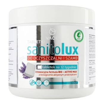 Біоактиватор для дачних туалетів і септиків VACO SANITOLUX 1 шт (5901821952675)