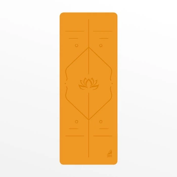 Коврик для йоги Marjari Yoga Basic 183x61x0.6 cм Orange Lotus