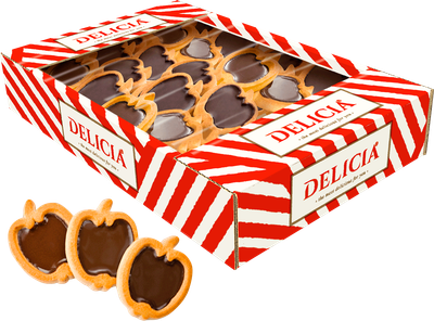 Сдобное печенье Delicia Райские яблочки 2.2 кг (4823102511627)