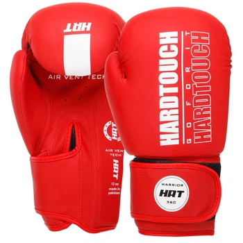 Перчатки для бокса боксерские перчатки Hard Touch Gloves 4436 Red-White 14 унций