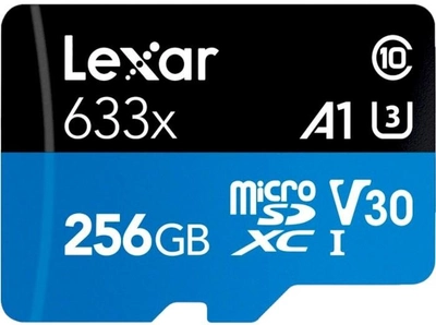 Karta pamięci Lexar High-Performance 633x microSDXC 256GB (LSDMI256BB633A)