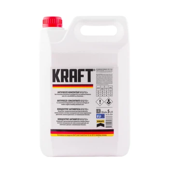 Антифриз KRAFT G12/12+ Red концентрат для системы охлаждения 5 л