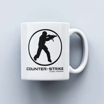Чашка з логотипом гри Counter Strike 330 мл