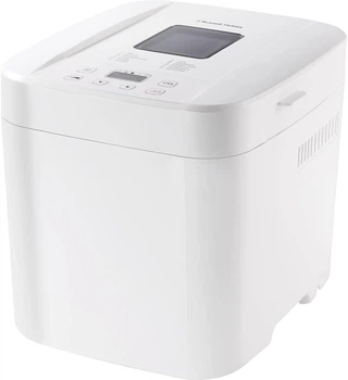 Russell Hobbs Хлібопічка 600Вт, програм-12, макс.вага -1кг, форма-прямокутник, пластик, білий