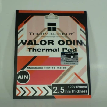 Термопрокладка Thermalright Valor Odin 120x120x2.5 mm 15W/mk розовая