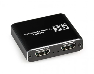 Адаптер захвата HDMI-сигнала USB-граббер Cablexpert UHG-4K2-01, HDMI, 4K, сквозной HDMI