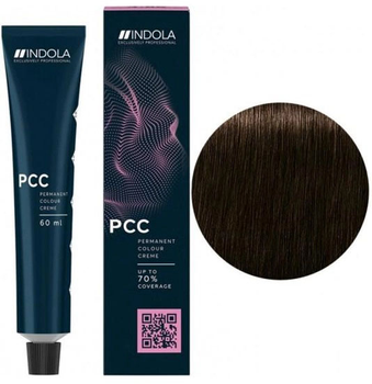 Farba do włosów bez utleniacza Indola Permanent Caring Color Pixel 4.38 Medium Brown Gold Chocolate 60 ml (4045787704471)