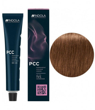 Farba do włosów bez utleniacza Indola Permanent Caring Color Pixel 7.82 Medium Blonde Chocolate Pearl 60 ml (4045787708134)