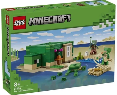Конструктор LEGO Minecraft Пляжный дом в форме черепахи 234 детали (21254)